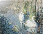 Pierre Eugène Montézin  - Bilder Gemälde - The Swans