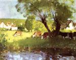 Pierre Eugène Montézin  - Bilder Gemälde - Under the Old Willow