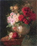 Pierre Eugène Montézin  - Bilder Gemälde - Vase of Flowers