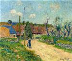 Henry Moret - Bilder Gemälde - A Farm