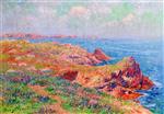 Henry Moret - Bilder Gemälde - Brittany, the Coast in Sunshine