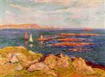 Henry Moret - Bilder Gemälde - By the Sea