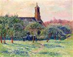 Henry Moret - Bilder Gemälde - Church in Clohars, Pont-Aven