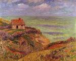 Henry Moret - Bilder Gemälde - Cliffs of Moelian, Finistere