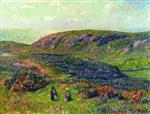 Henry Moret - Bilder Gemälde - Conversation in the Moor