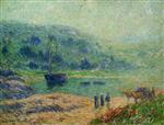 Henry Moret  - Bilder Gemälde - Creek in Brittany