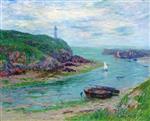 Henry Moret  - Bilder Gemälde - Doëlan, Low Tide