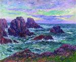 Henry Moret  - Bilder Gemälde - Evening at Ouessant