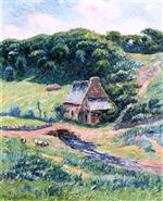 Henry Moret  - Bilder Gemälde - Farm in Brittany