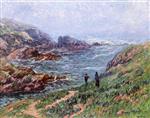 Henry Moret  - Bilder Gemälde - Foggy Weather, Brittany