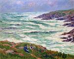 Henry Moret  - Bilder Gemälde - Heavy Seas