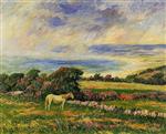 Henry Moret  - Bilder Gemälde - Horse in a Meadow