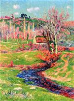 Henry Moret  - Bilder Gemälde - Landscape