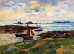 Henry Moret  - Bilder Gemälde - Les Glenans, Finistere