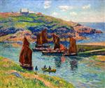 Henry Moret  - Bilder Gemälde - Low Tide