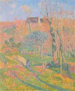 Henry Moret  - Bilder Gemälde - March in Brttany