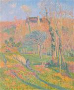 Henry Moret  - Bilder Gemälde - March in Brttany