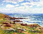 Henry Moret  - Bilder Gemälde - Pointe de Beg-Mert, Finistère