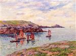 Henry Moret  - Bilder Gemälde - Porspodor, Finistere