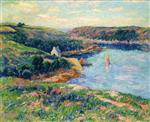 Henry Moret  - Bilder Gemälde - River in Belon