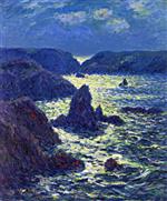 Henry Moret  - Bilder Gemälde - Rocks at Goulphar