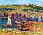 Henry Moret  - Bilder Gemälde - Sardine Fishermen at Doëlan