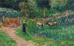 Henry Moret  - Bilder Gemälde - Shepherdess