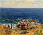 Henry Moret  - Bilder Gemälde - The Coast of Brittany
