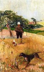 Henry Moret  - Bilder Gemälde - The Hunter