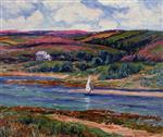 Henry Moret  - Bilder Gemälde - The River at Belon