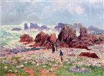 Henry Moret  - Bilder Gemälde - The Rocks at Pern-à-Ouessant