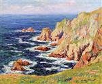 Henry Moret  - Bilder Gemälde - The Wild Coast