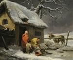 George Morland - Bilder Gemälde - Breaking the Ice