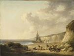 George Morland - Bilder Gemälde - Coast Scene with Smugglers