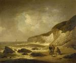 George Morland - Bilder Gemälde - Coast Scene-2