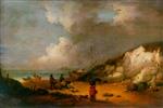 George Morland - Bilder Gemälde - Coast Scene