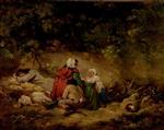 George Morland  - Bilder Gemälde - Gypsy Encampment