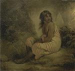 George Morland  - Bilder Gemälde - Indian Girl