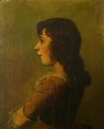 George Morland  - Bilder Gemälde - Portrait of a Girl