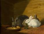 George Morland  - Bilder Gemälde - Rabbits