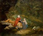 George Morland  - Bilder Gemälde - The Sleepers
