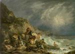 George Morland  - Bilder Gemälde - The Wreckers