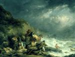 George Morland  - Bilder Gemälde - The Wreckers