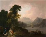 George Morland  - Bilder Gemälde - Thirlmere, Westmorland