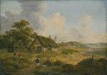 George Morland  - Bilder Gemälde - Village View