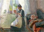 Edvard Munch - Bilder Gemälde - Afternoon Nap
