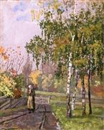 Edvard Munch  - Bilder Gemälde - Autumn in Vestre Aker