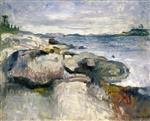 Edvard Munch  - Bilder Gemälde - Beach