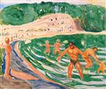 Edvard Munch  - Bilder Gemälde - Beach