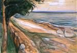 Edvard Munch  - Bilder Gemälde - Beach